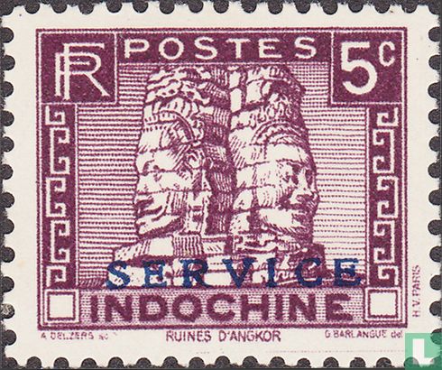 Ruins of Angkor, overprinted