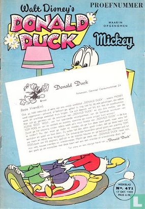 Donald Duck waarin op Mickey Magazine 471 "Proefnummer" - Image 2