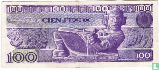 Mexico 100 Pesos 1982 (5) - Afbeelding 2
