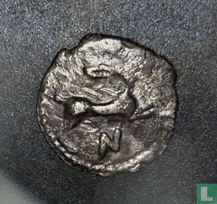 Messana-Zankle, Sicile, AR Litra, souverain inconnu 420-413 av. J.-C., - Image 1