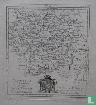 Carte de la Lorraine et des Trois Evechés 