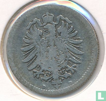 German Empire 50 pfennig 1875 (D) - Image 2