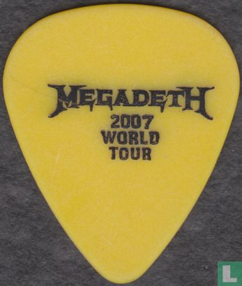 Megadeth Plectrum, Guitar Pick, Dave Mustaine, 2007 - Afbeelding 1