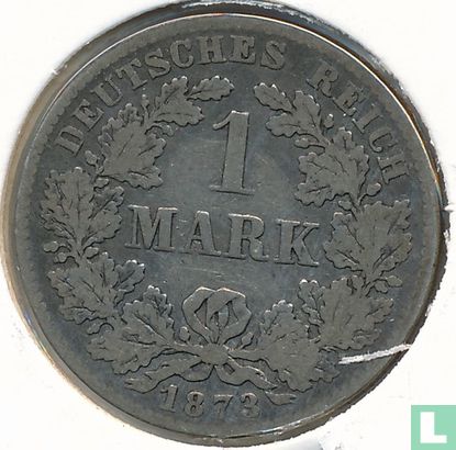 Empire allemand 1 mark 1873 (F) - Image 1