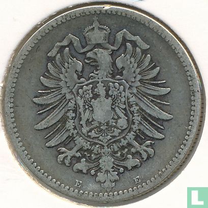 Empire allemand 1 mark 1874 (E) - Image 2