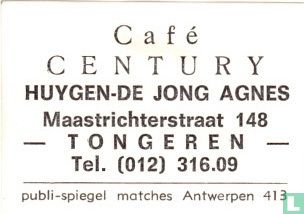 Café Century - Huygen-De Jong Agnes