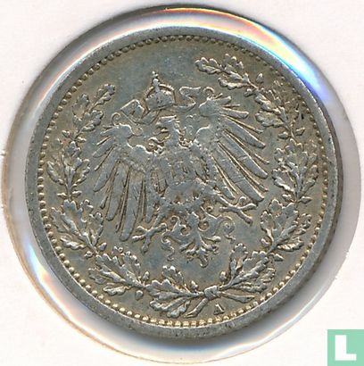 German Empire ½ mark 1911 (A) - Image 2
