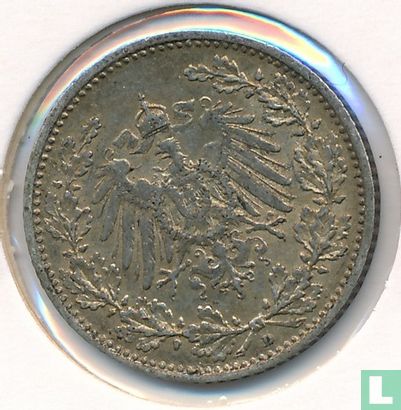 Duitse Rijk ½ mark 1913 (D) - Afbeelding 2
