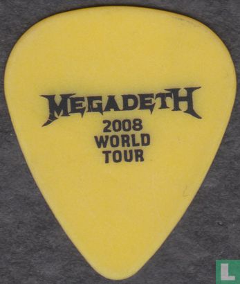 Megadeth Plectrum, Guitar Pick, Dave Mustaine, 2008 - Afbeelding 1