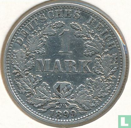 German Empire 1 mark 1899 (A) - Image 1