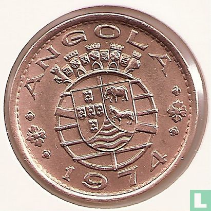 Angola 1 escudo 1974 - Image 1