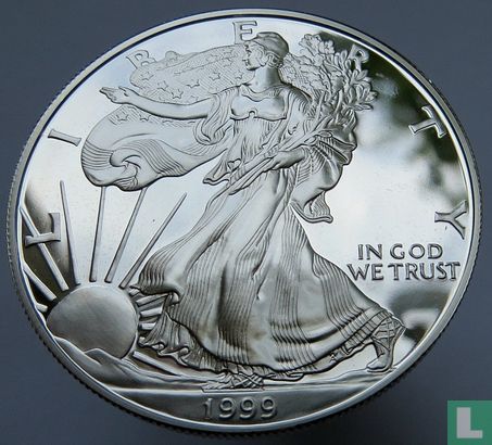 Vereinigte Staaten 1 Dollar 1999 (PP) "Silver eagle" - Bild 1