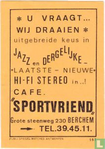 Cafe "Sportvriend"