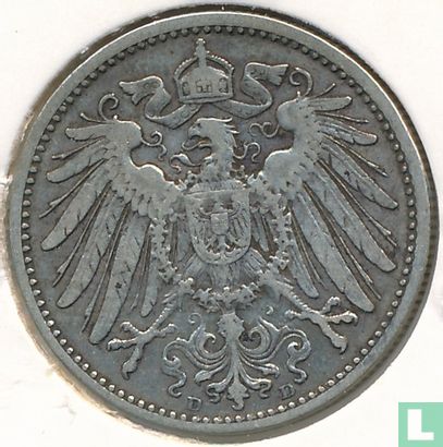 German Empire 1 mark 1892 (D) - Image 2
