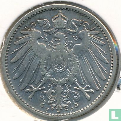 Empire allemand 1 mark 1902 (F) - Image 2
