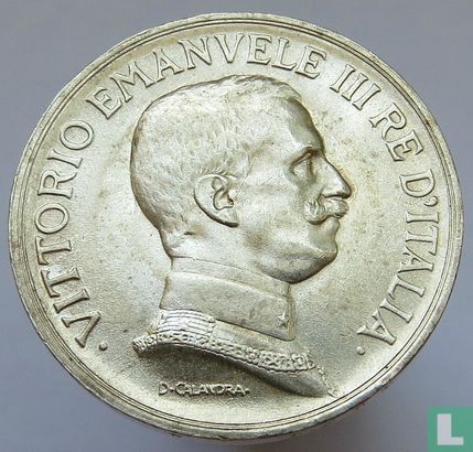 Italië 1 lira 1917 - Afbeelding 2