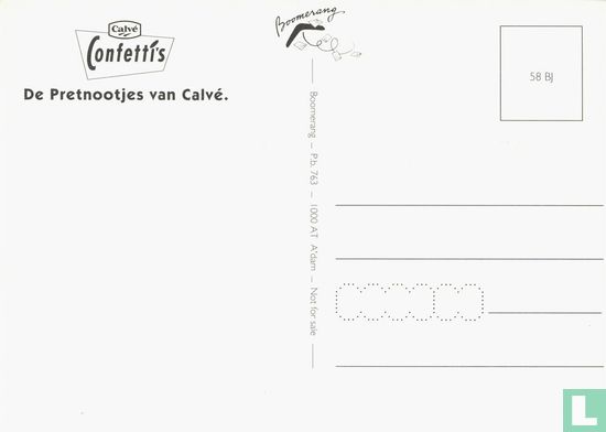 B000096 - Calvé Confetti's 'De pretnootjes van Calvé.' - Afbeelding 2
