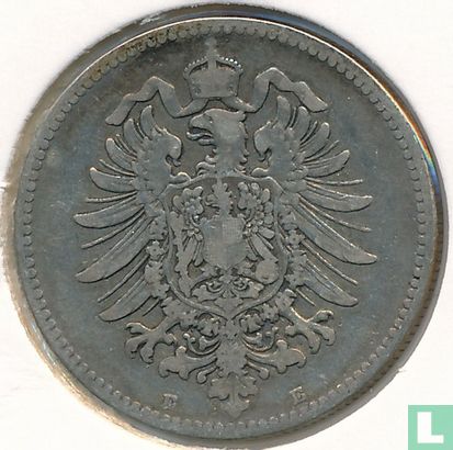 Duitse Rijk 1 mark 1881 (E) - Afbeelding 2