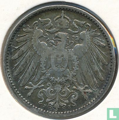Empire allemand 1 mark 1896 (J) - Image 2