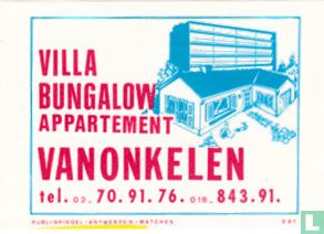 Villa bungalow Van Onkelen