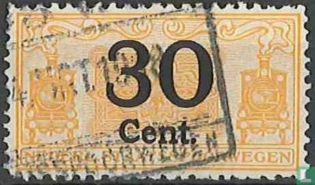 Railway stamp (11:12 toothing)