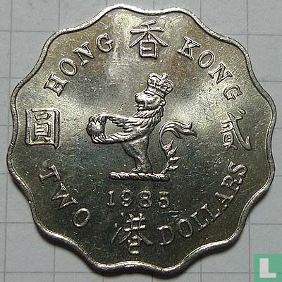 Hong Kong 2 dollars 1985 - Image 1