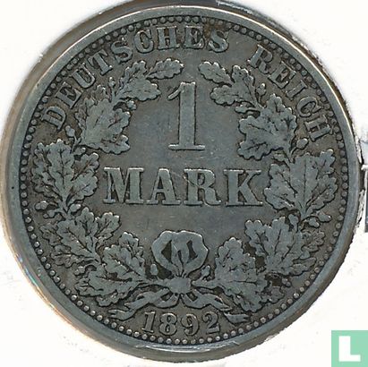 Deutsches Reich 1 Mark 1892 (A) - Bild 1