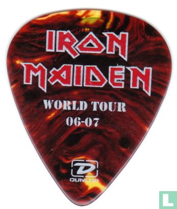 Iron Maiden Plectrum, Guitar Pick, Janick Gers, 2006 - 2007 - Afbeelding 1
