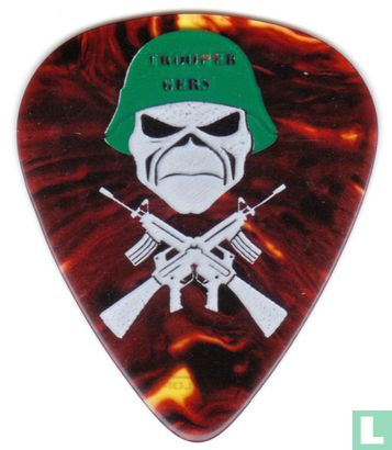 Iron Maiden Plectrum, Guitar Pick, Janick Gers, 2006 - 2007 - Afbeelding 2