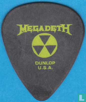 Megadeth Plectrum, Guitar Pick, David Ellefson. 2010 - 2011 - Afbeelding 1