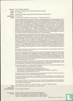 Bundesamt Frauenverbände 1894-1994 - Bild 2