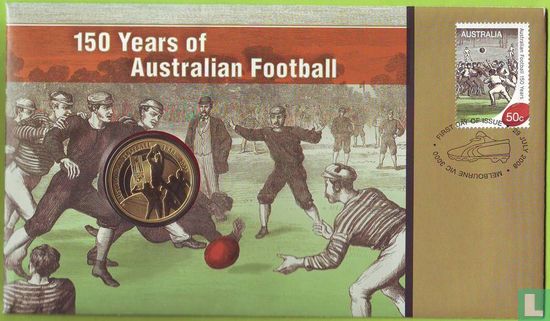 Australia 1 dollar 2008 (Numisbrief) "150 Years of Australian Football" - Image 1