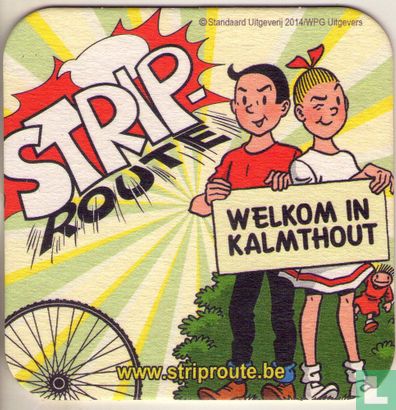 Striproute 2014 - Suske en Wiske Welkom in Kalmthout - Afbeelding 1