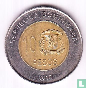 Dominicaanse Republiek 10 pesos 2010 - Afbeelding 1
