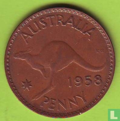 Australië 1 penny 1958 (zonder punt) - Afbeelding 1