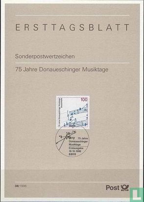 Donaueschinger Musiktage 1921-1996 - Image 1