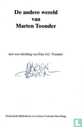 handtekening Marten Toonder  - Image 2