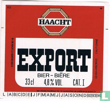Haacht Export