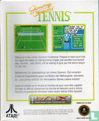 Jimmy Connors Tennis - Afbeelding 2