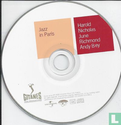 Jazz in Paris vol 20 - Harold Nicholas, June Richmond, Andy Bey - Image 3