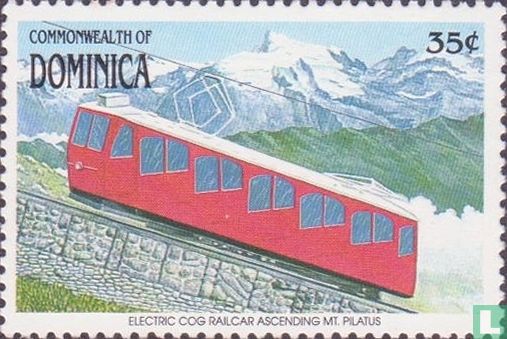 Swiss cogwheel trains 