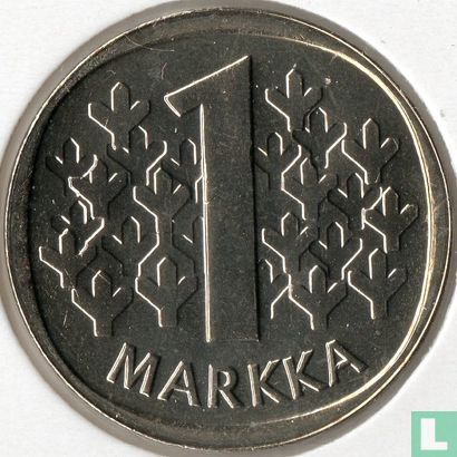 Finnland 1 Markka 1991 - Bild 2