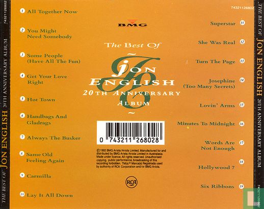 The Best of on English 20th Anniversary Album - Afbeelding 2