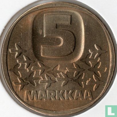 Finnland 5 Markkaa 1982 - Bild 2