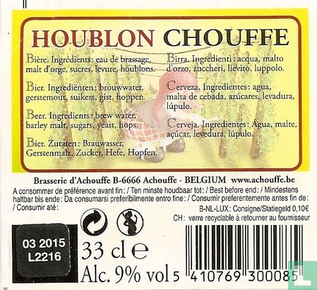 Houblon Chouffe IPA 33 cl - Afbeelding 2