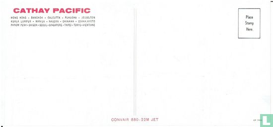 Cathay Pacific - Convair CV-880 - Bild 2