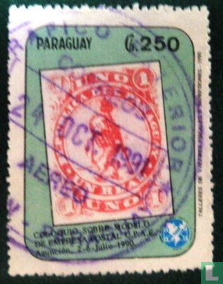 Premier timbre du Paraguay