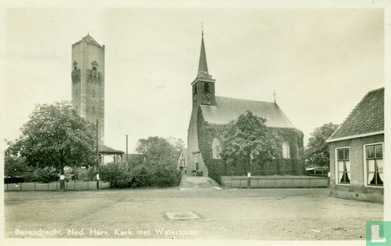 Barendrecht, Ned.Herv.Kerk met Watertoren - Bild 1