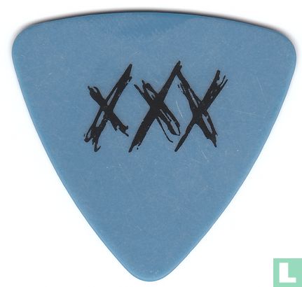 Metallica Jason Newsted XXX Plectrum, Bass Guitar Pick 1999 - 2000 Old Logo - Image 1