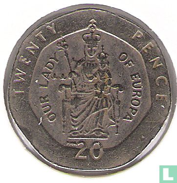 Gibraltar 20 pence 2000 "Our Lady of Europa" - Image 2